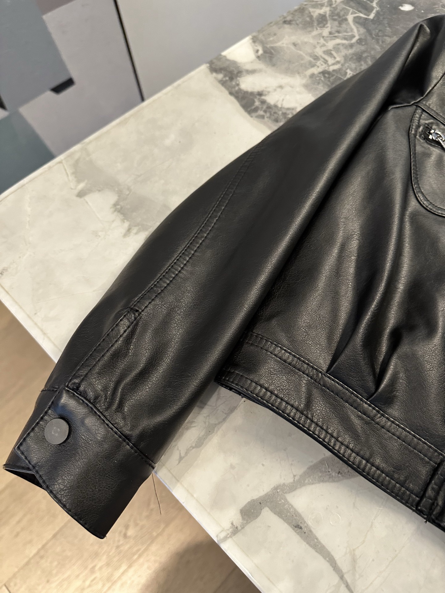 leather trench coat
