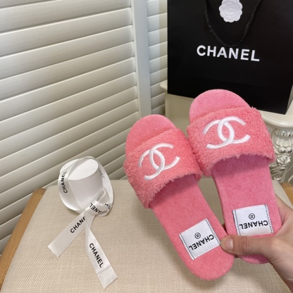 C style double-C winter wool slippers-Luxeon