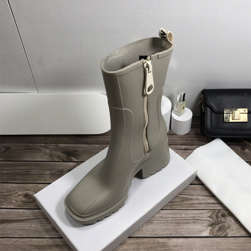 Chloe Women's Thick Heel High-Heeled Short Boots-Luxeon