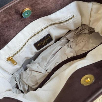 Women solid color handbag