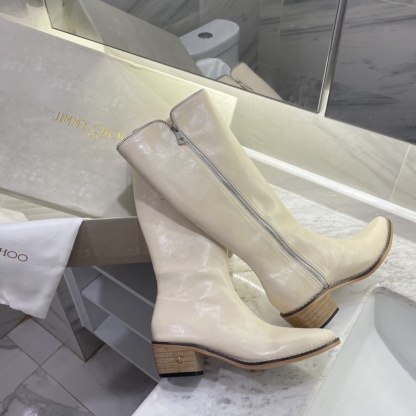 Jimmy Choo new autumn winter zipper knee & ankle boots-Luxeon