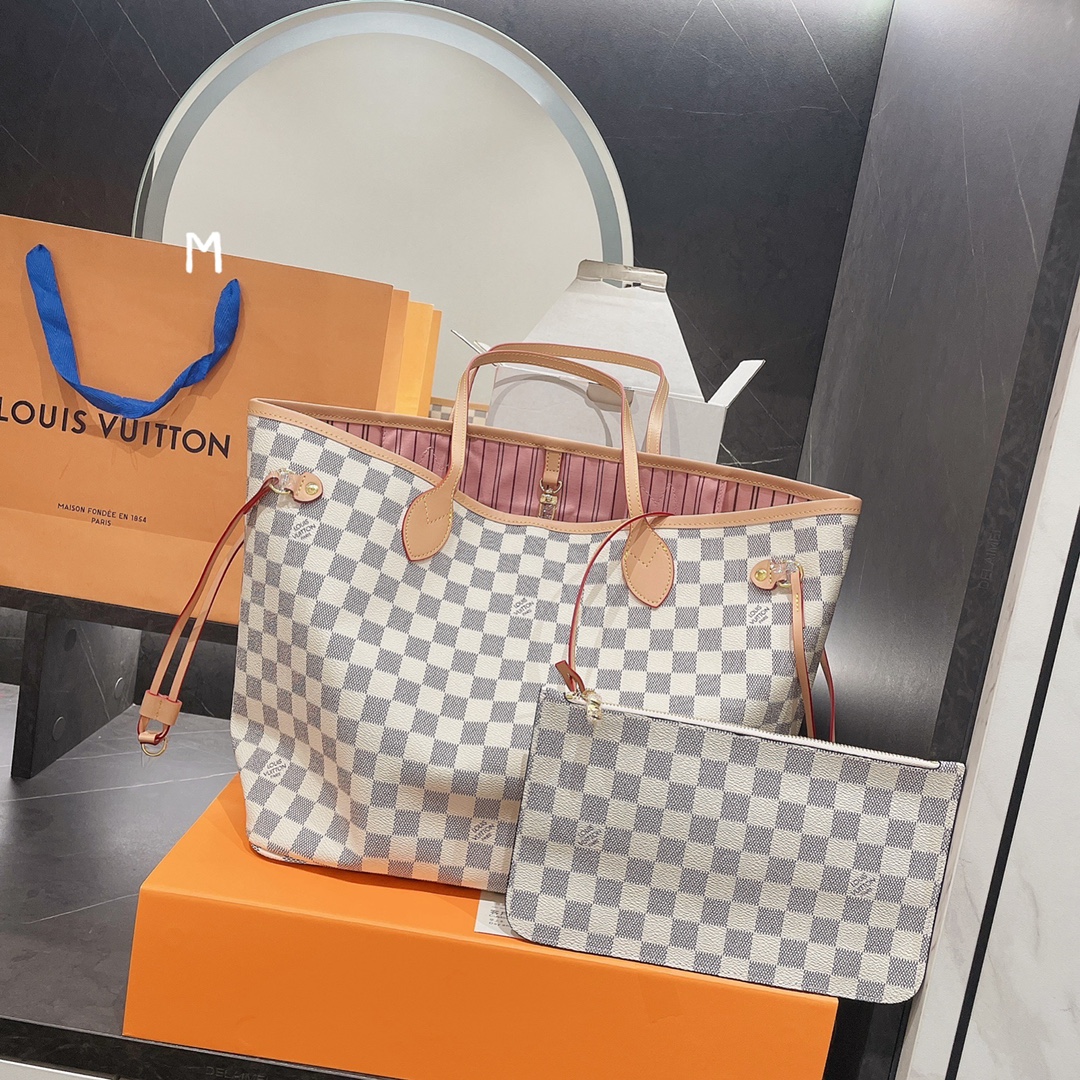 L style bag Neverfull Shopping Bags 2 In 1-Luxeon