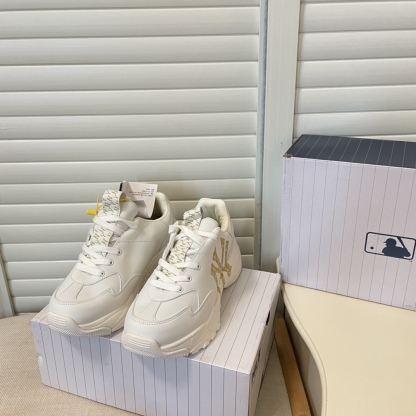 MLB new height-increasing thick sole sneakers casual shoes-Luxeon