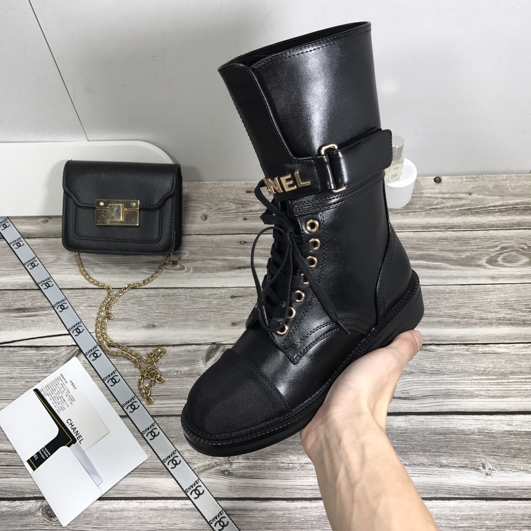 C style 2022 new mid-calf Martin boots-Luxeon