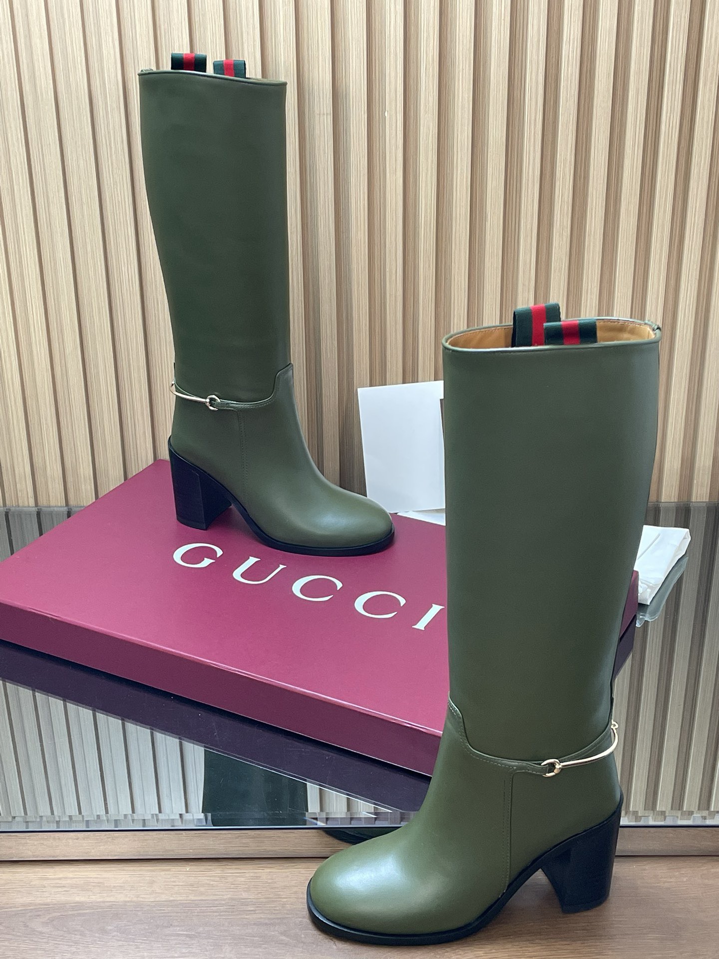 Chunky Heel Over-the-Knee Boots