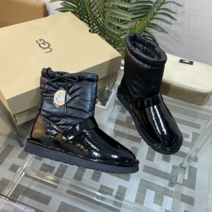 UGG new autumn & winter TPU down feather snow boots-Luxeon