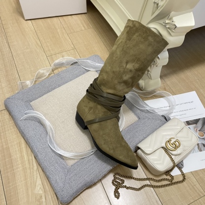 ISABEL MARANT new women mid-calf boots-Luxeon