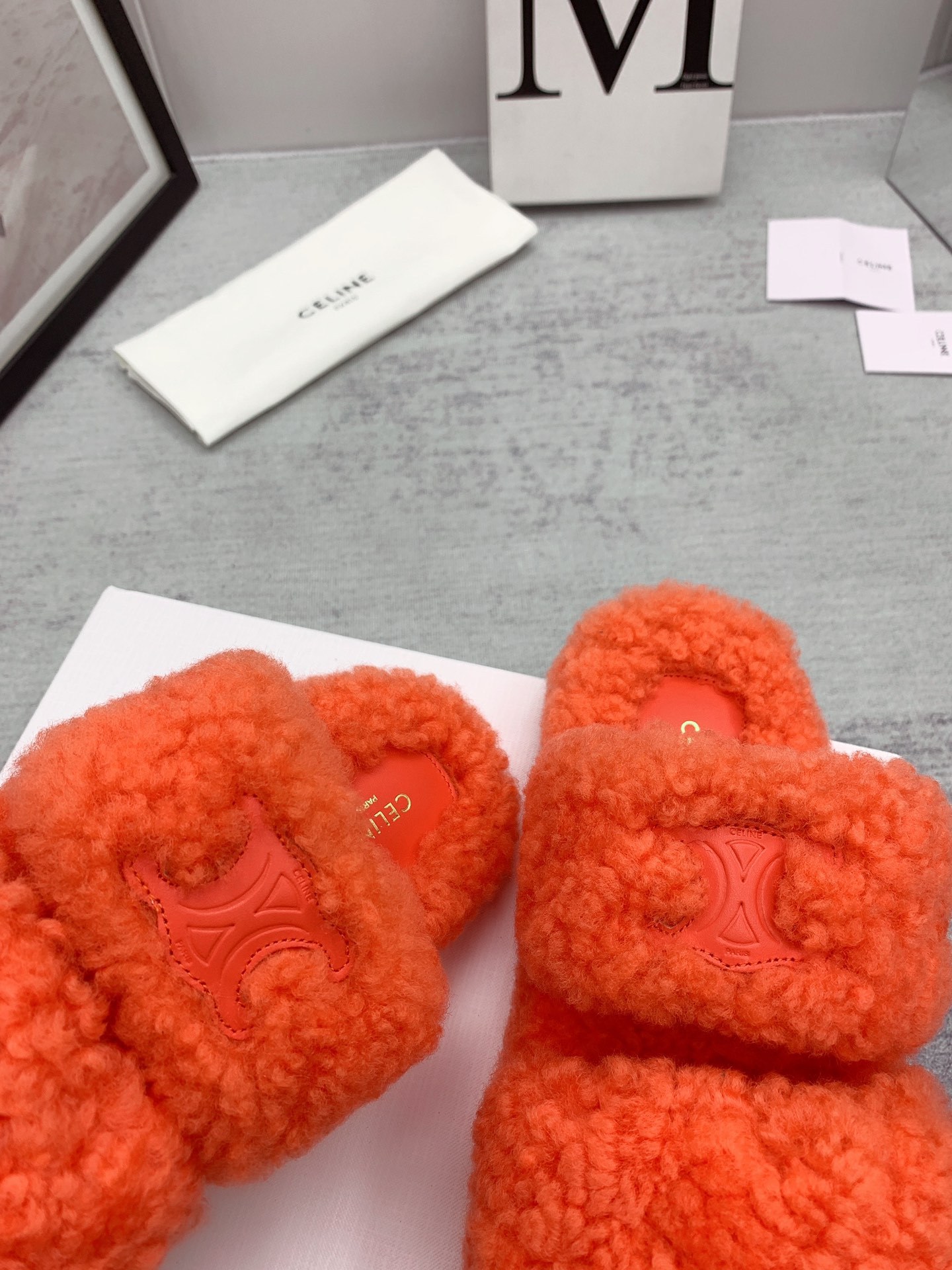 C style new winter pure wool slippers top quality-Luxeon