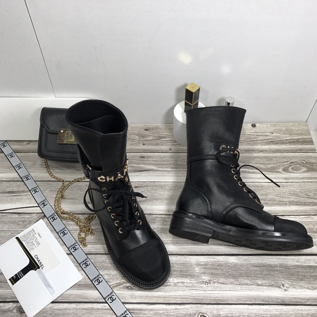 C style 2022 new mid-calf Martin boots-Luxeon