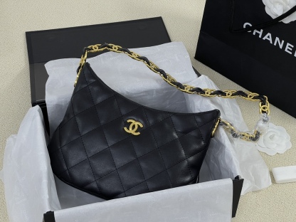 C style hobo vintage handbag-Luxeon