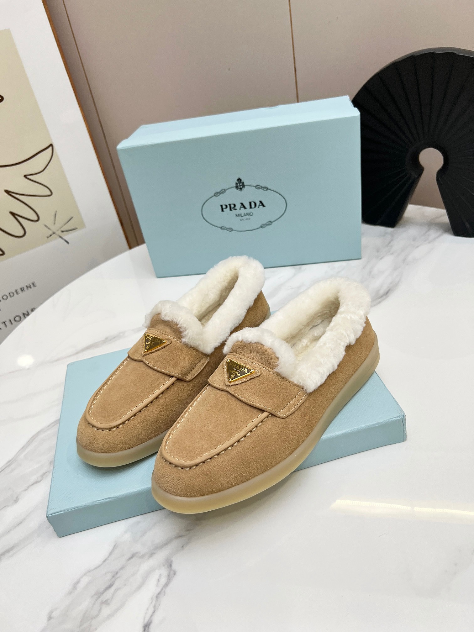 Shearling Loafers 35-42