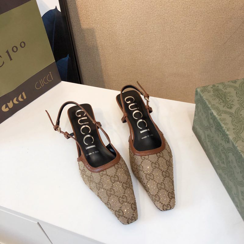 G style vintage women sandals pumps-Luxeon