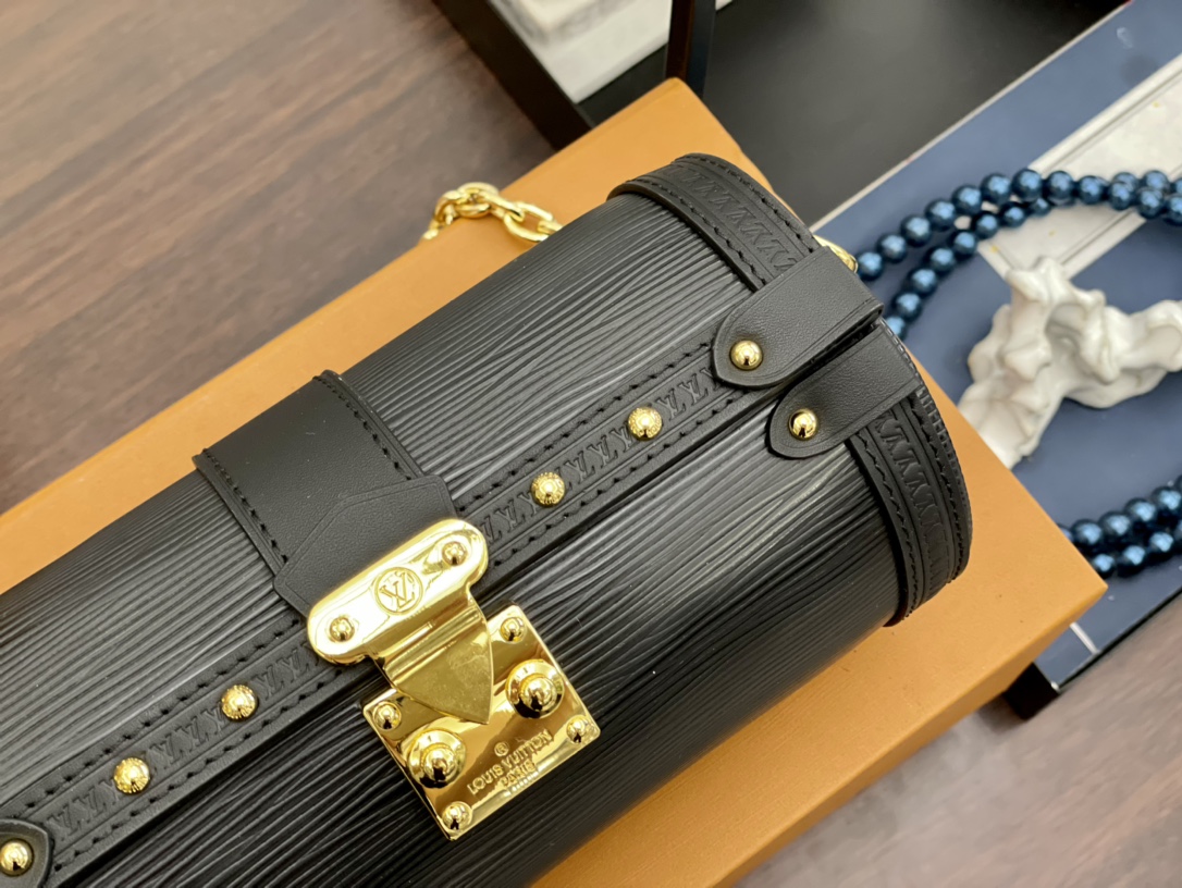 L style bag Papillon Trunk Handbags-Luxeon