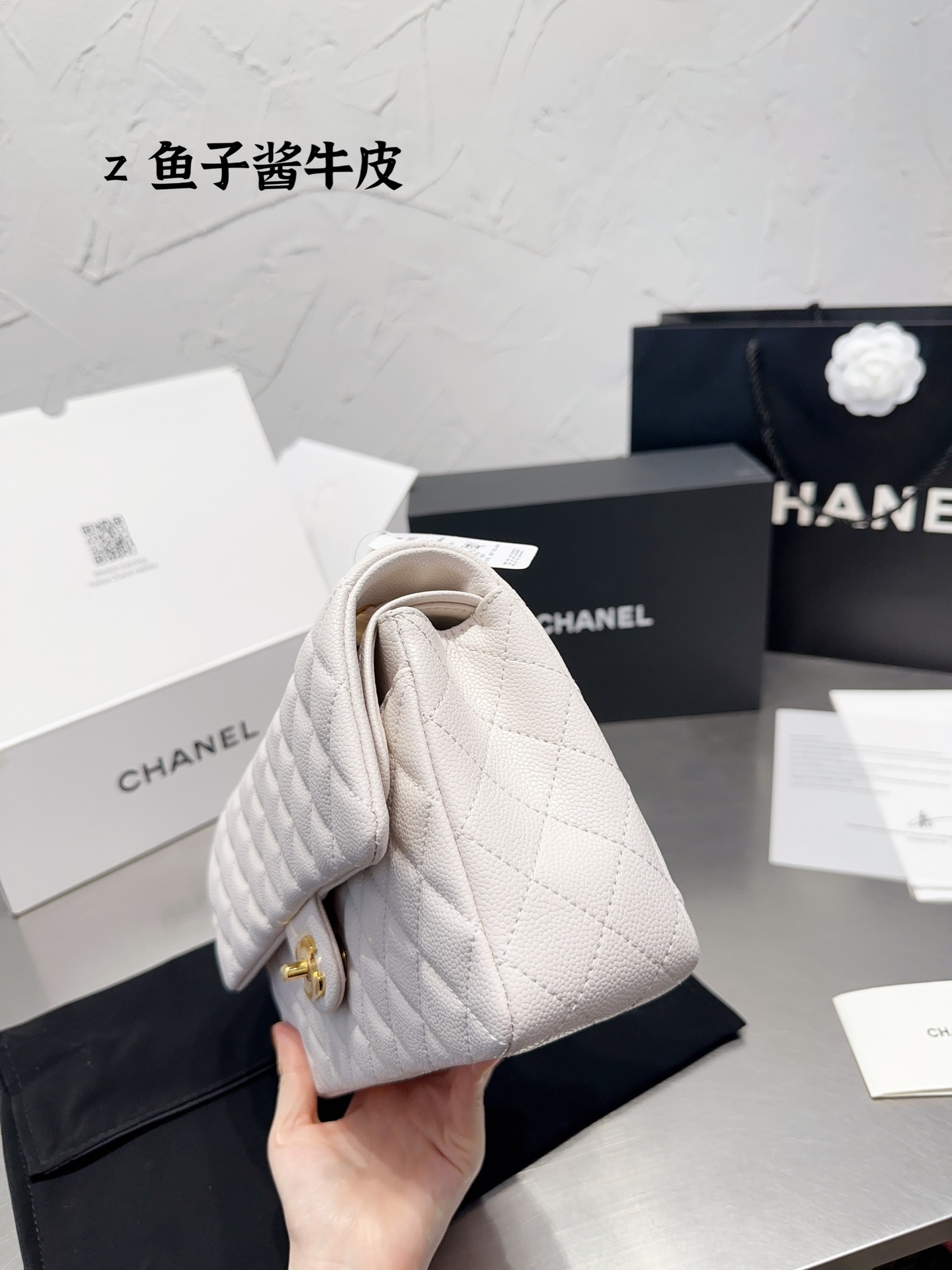 C style Cf flap handbags-Luxeon