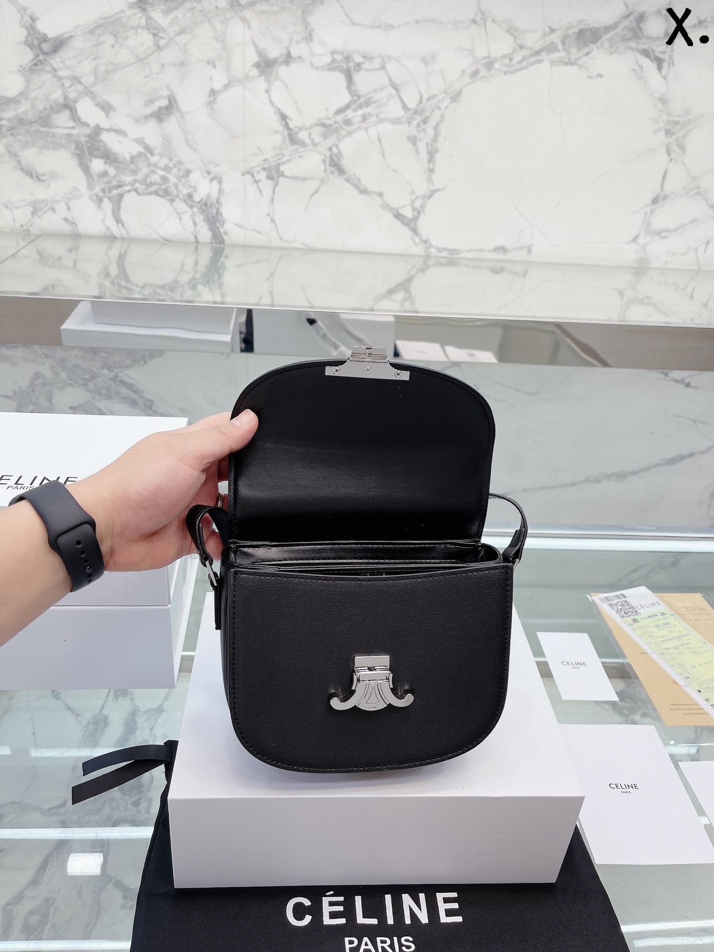 C style Teen Besace saddle bags-Luxeon