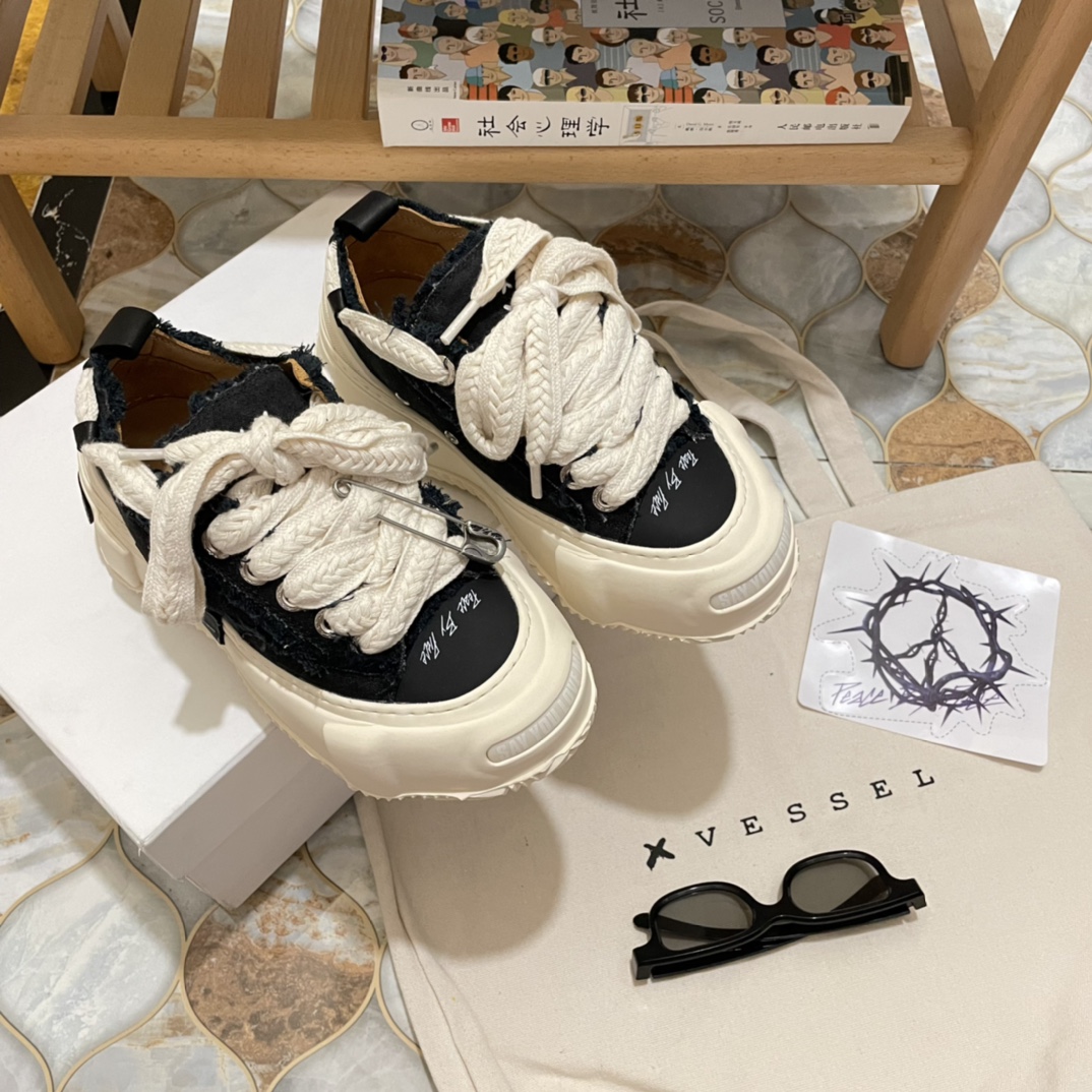 X Vessel SMILENCE fashion platform casual shoes-Luxeon