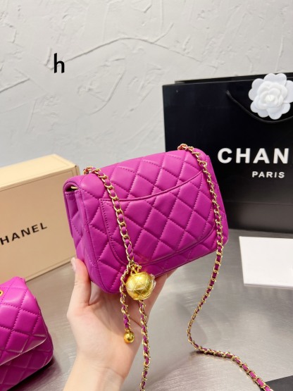 C style golden ball handbag-Luxeon