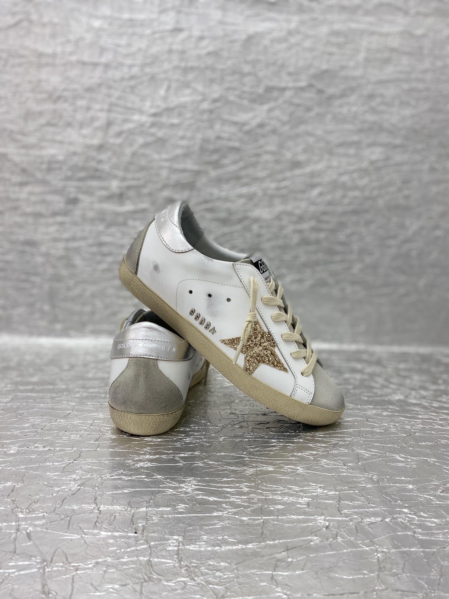 G style Mesh star couple dirty shoes