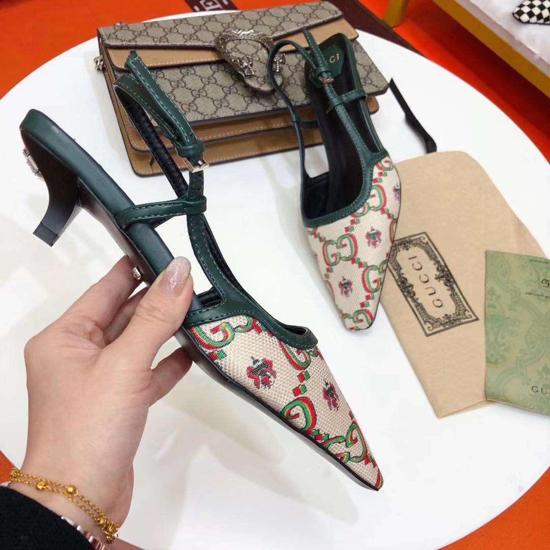 G style vintage women sandals pumps-Luxeon