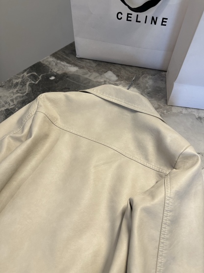 leather trench coat