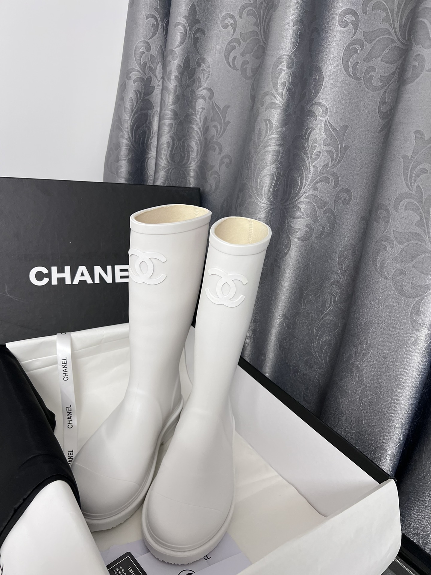 C style vintage rain boots-Luxeon