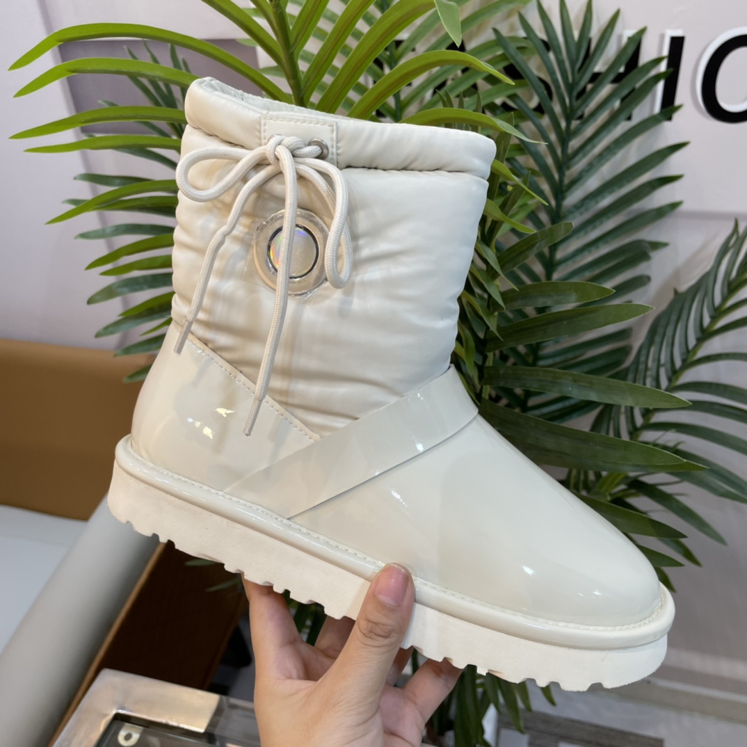 UGG new autumn & winter TPU down feather snow boots-Luxeon