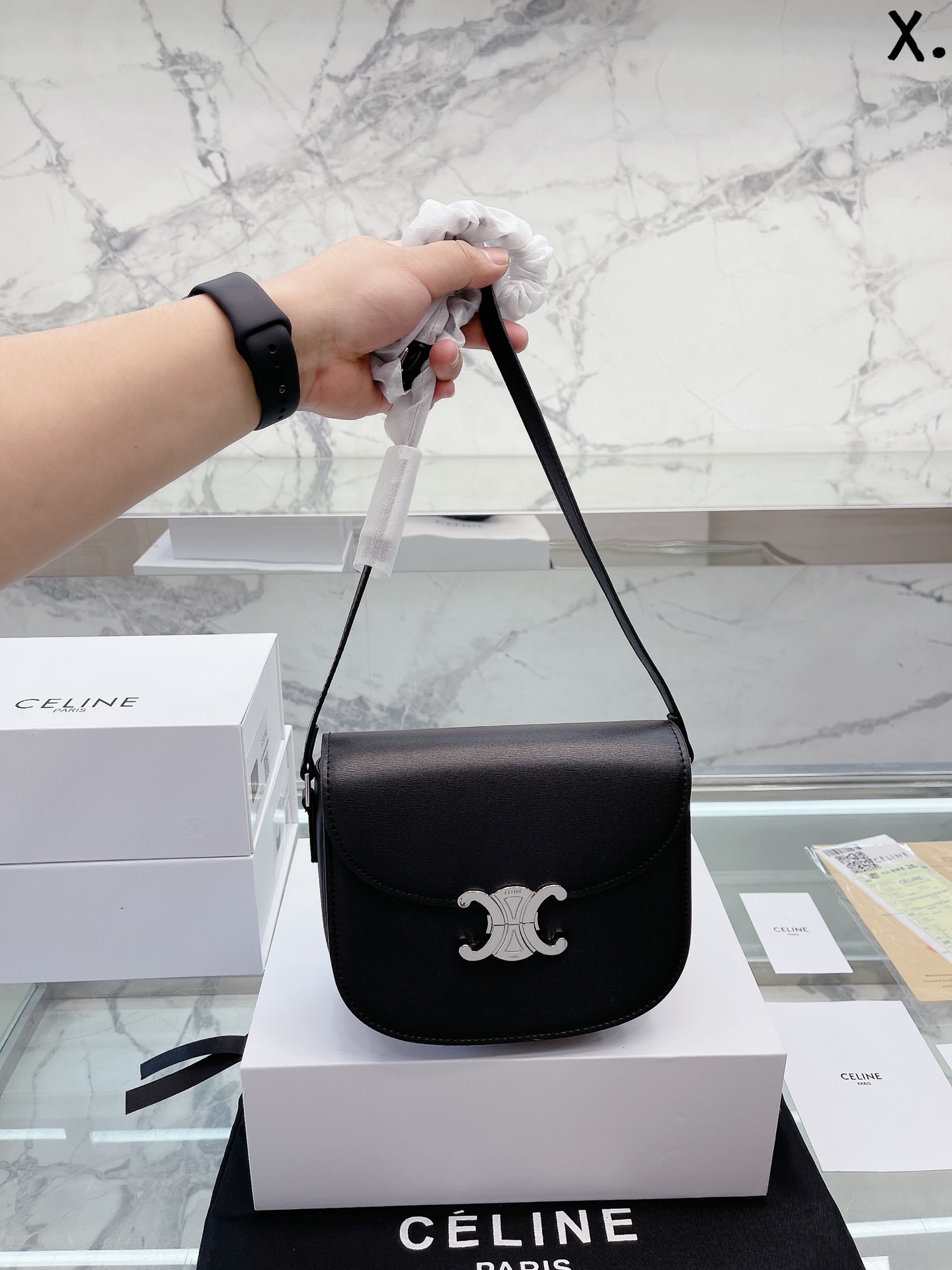 C style Teen Besace saddle bags-Luxeon