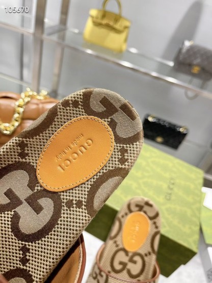 G style pop jacquard summer flat slippers-Luxeon