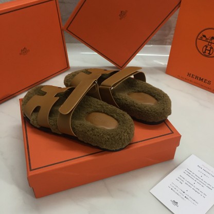 H style new winter wool slippers-Luxeon