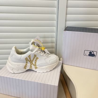 MLB new height-increasing thick sole sneakers casual shoes-Luxeon
