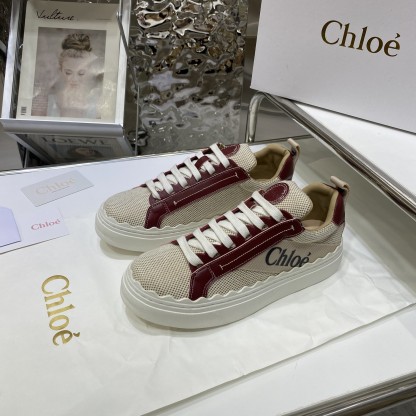 Chloe autumn new canvas flats casual shoes-Luxeon