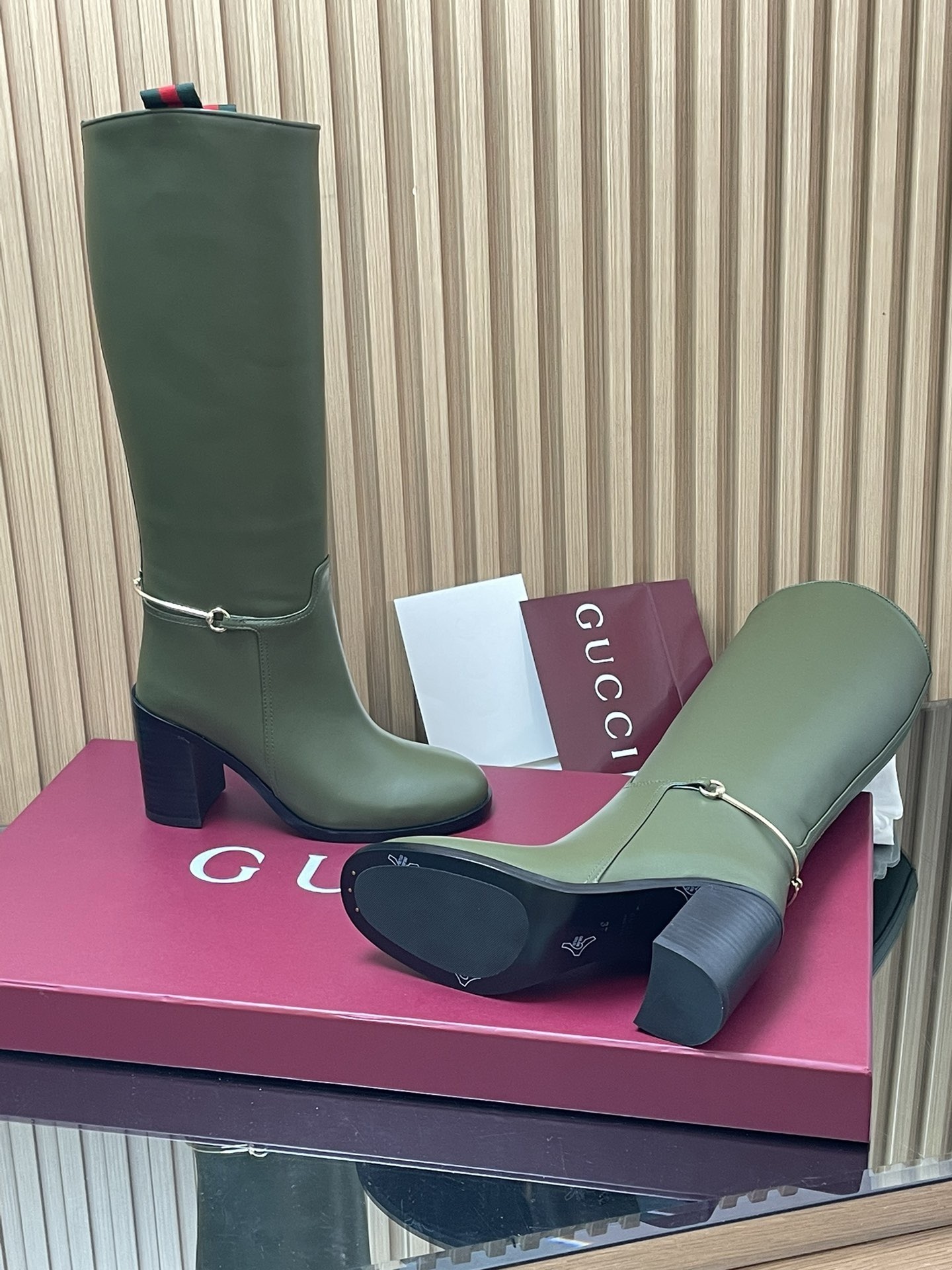 Chunky Heel Over-the-Knee Boots