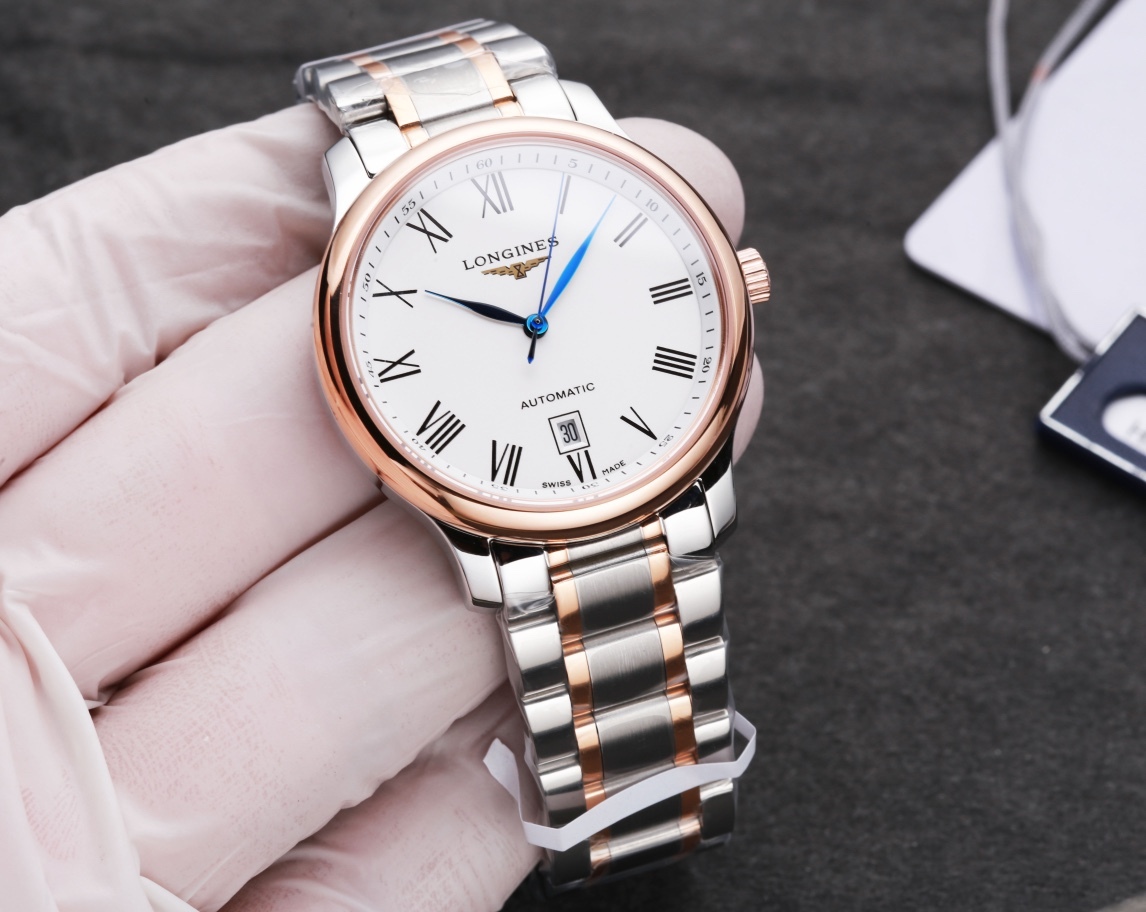 Longines men's watches with cowhide straps-Luxeon