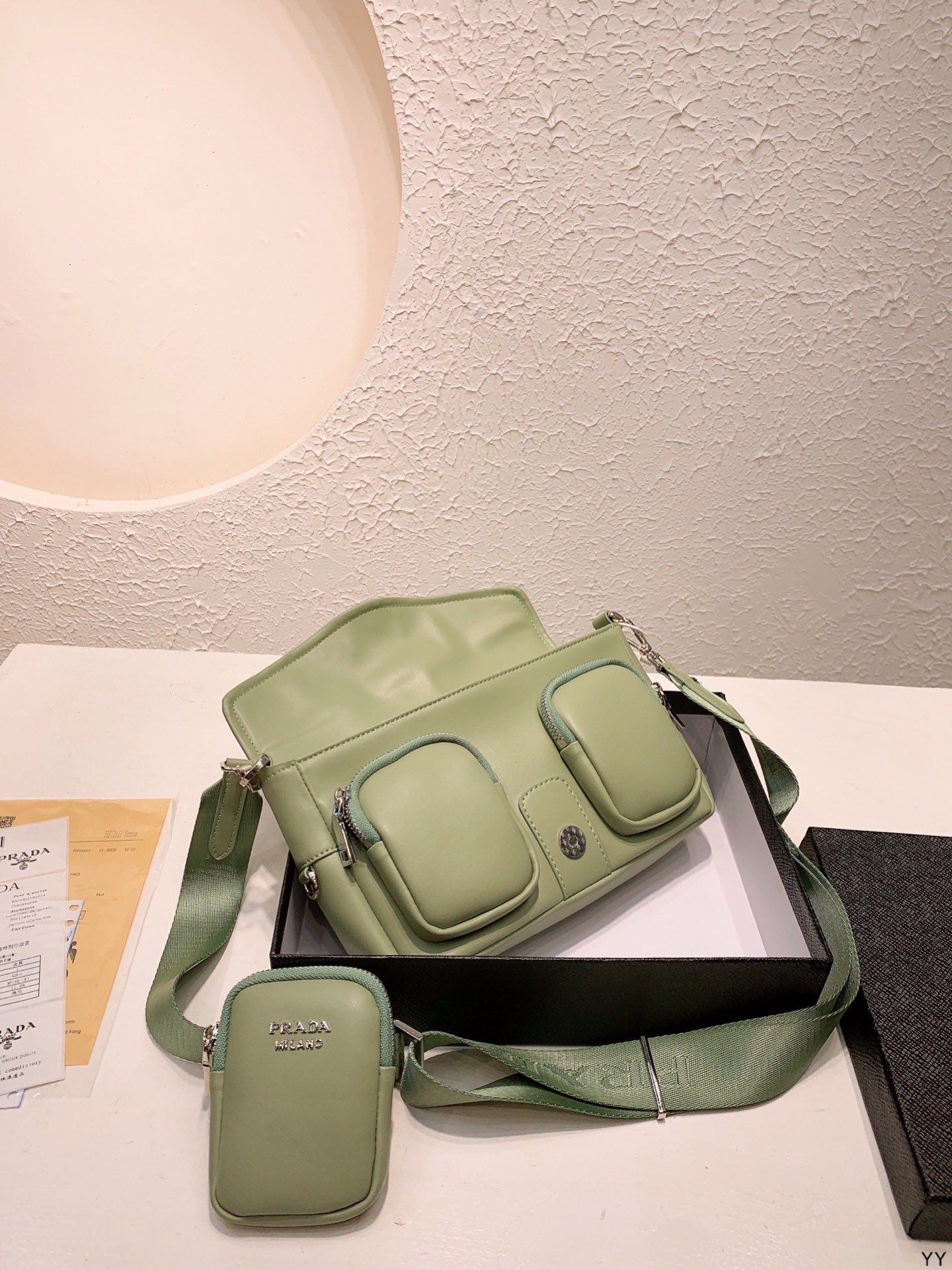 P style Messenger Bags Two In One-Luxeon