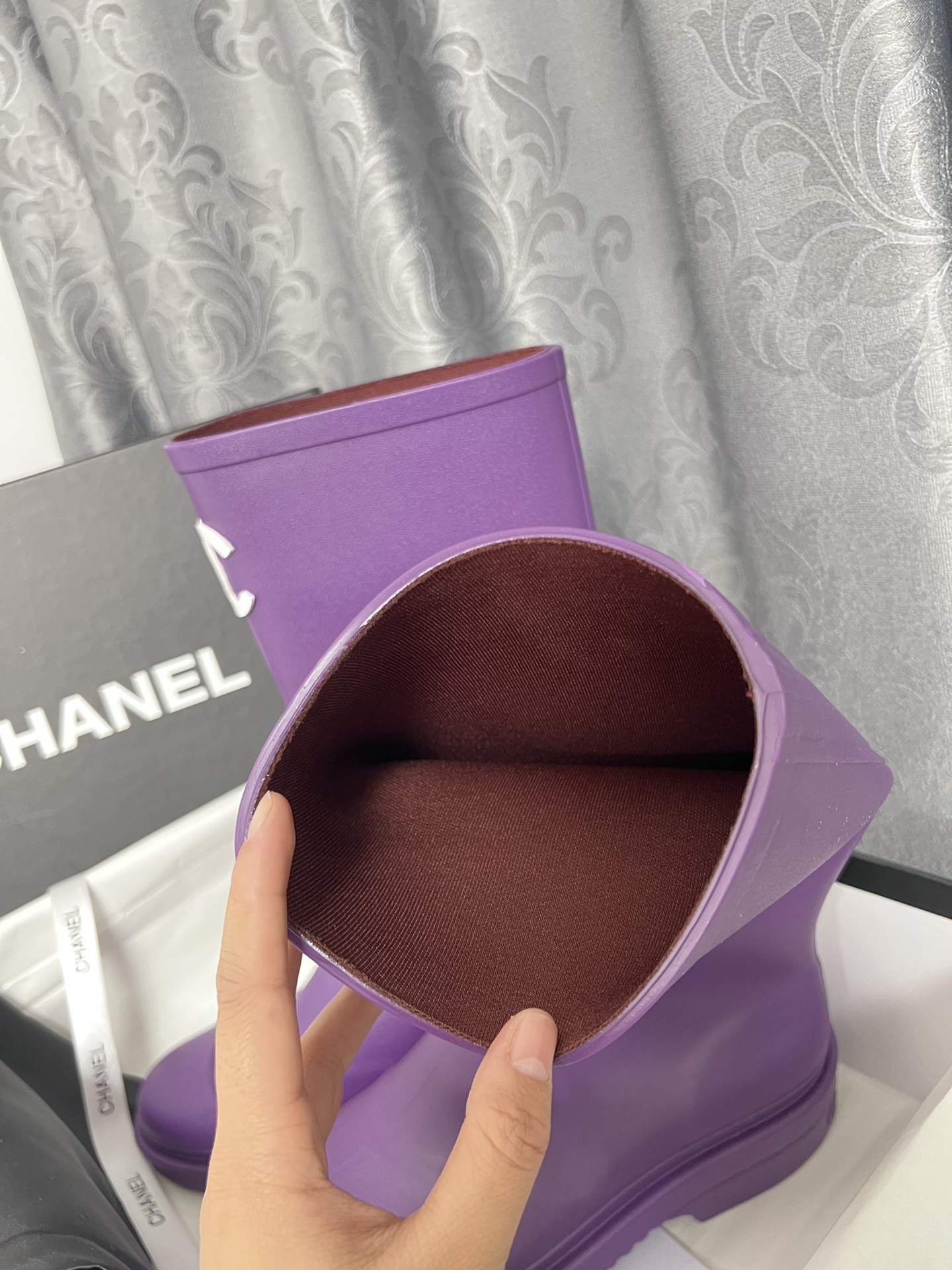 C style vintage rain boots-Luxeon