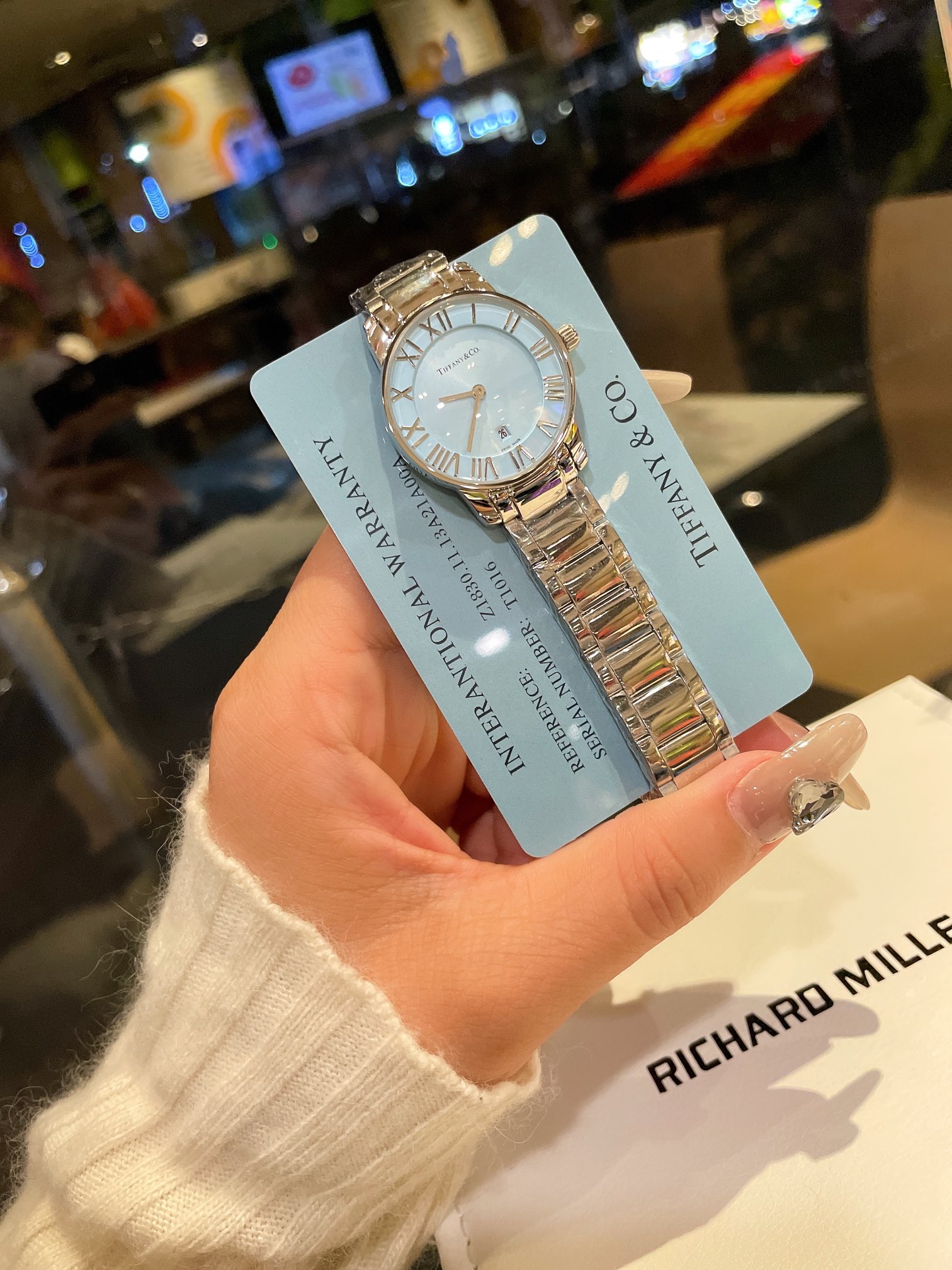 Tiffany Women Quartz Watch Mineral Crystal Mirror-Luxeon