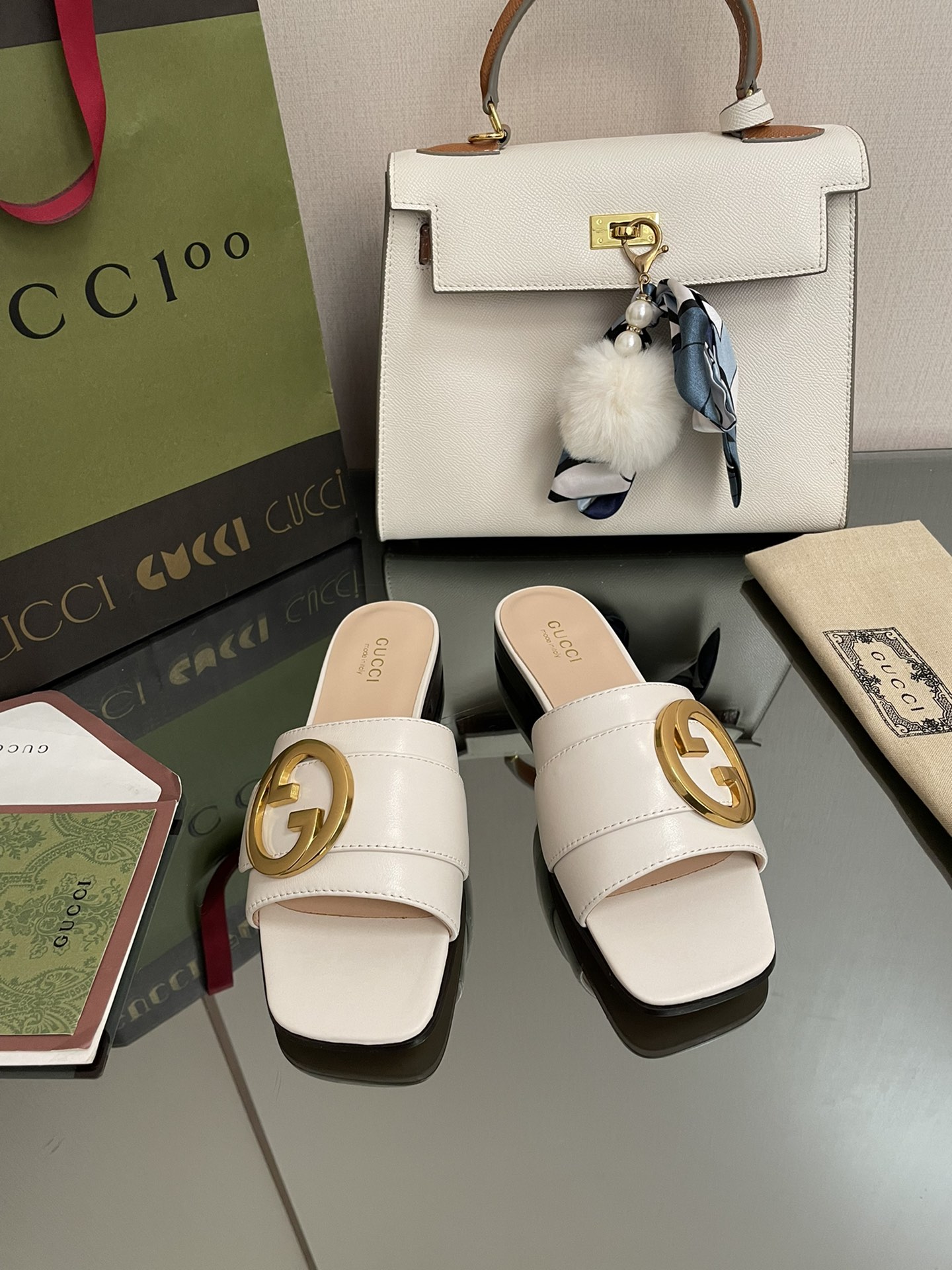 G style Double G flats sandals-Luxeon