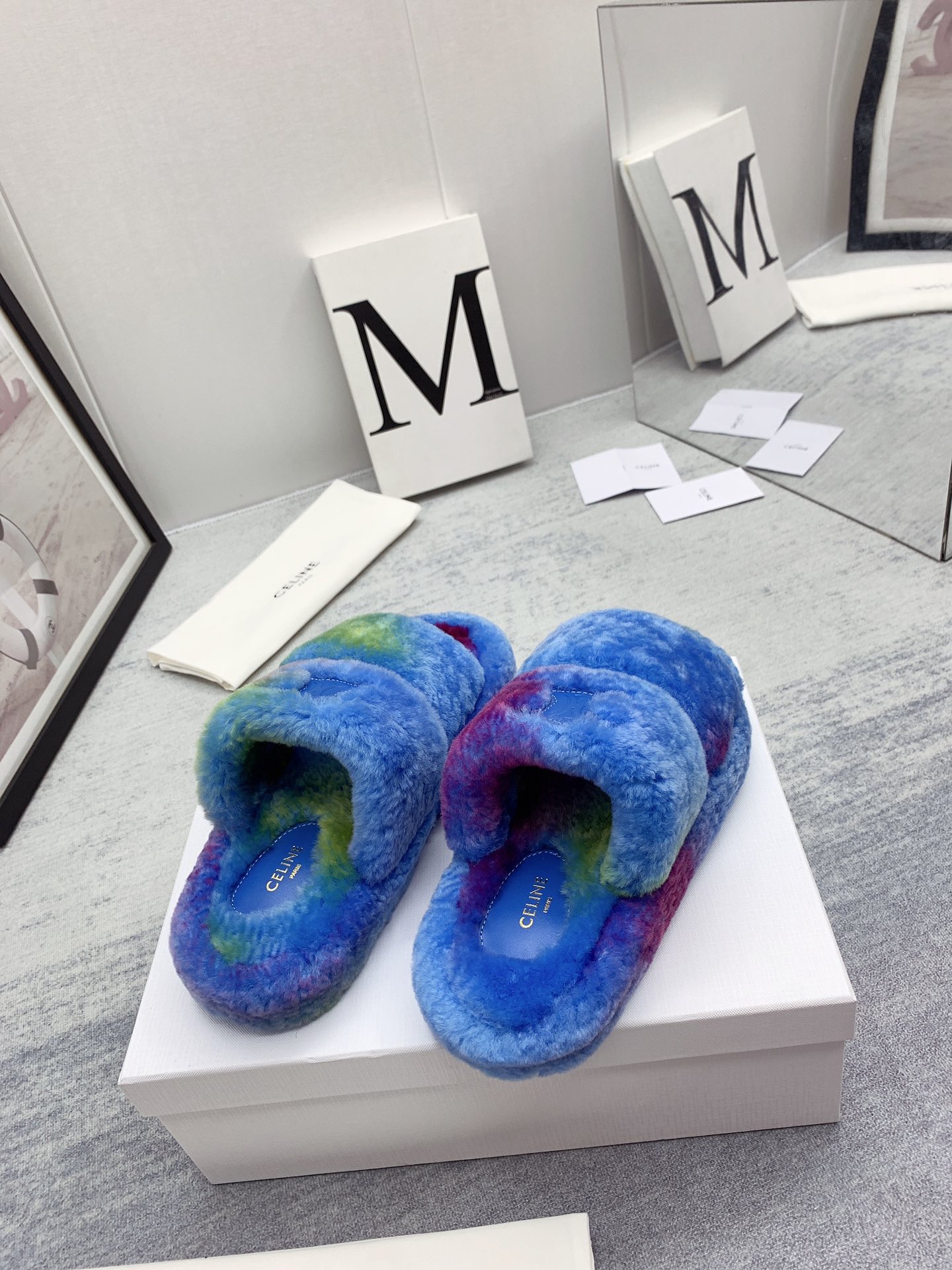 C style new winter pure wool slippers top quality-Luxeon