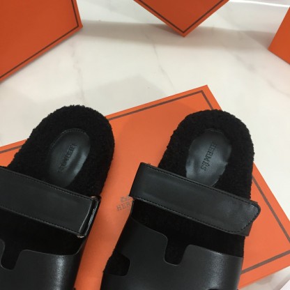 H style new winter wool slippers-Luxeon