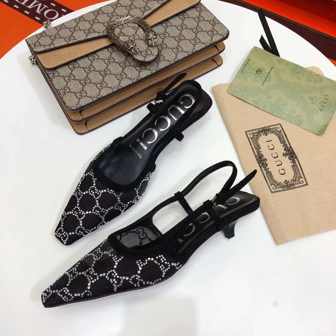 G style vintage women sandals pumps-Luxeon