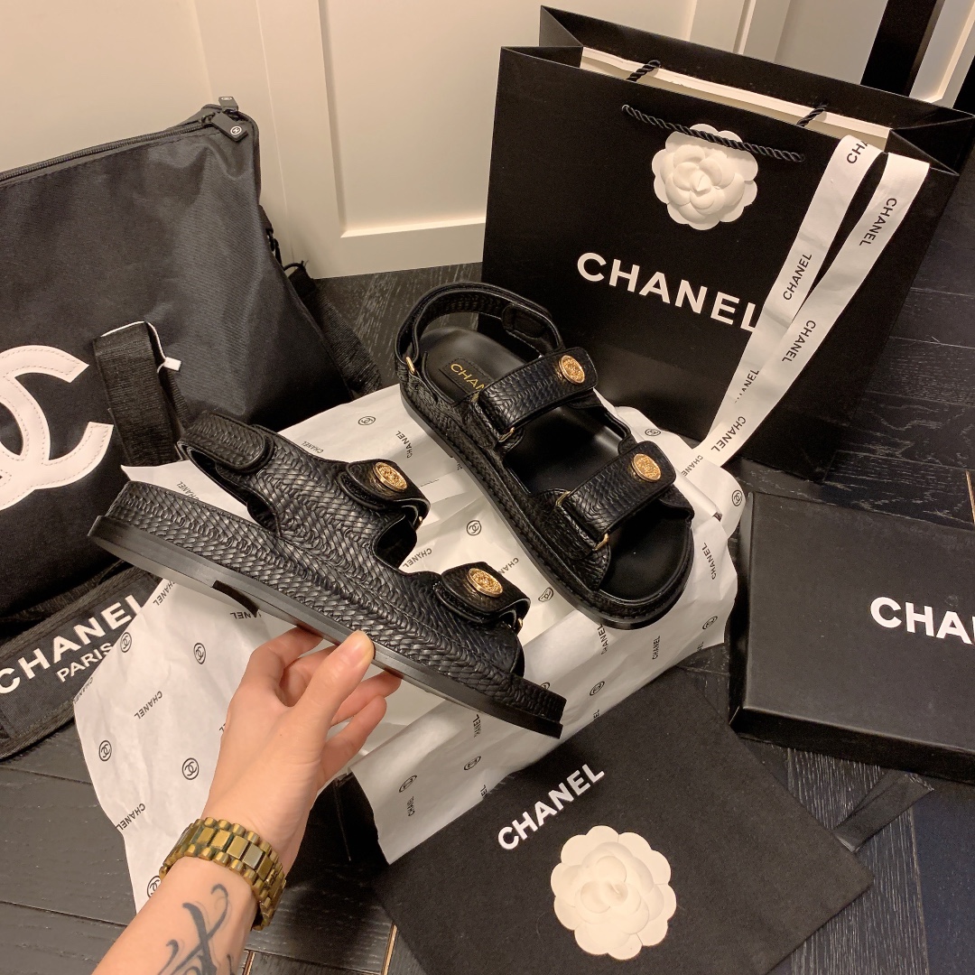 C style Early Spring Velcro Sandals-Luxeon