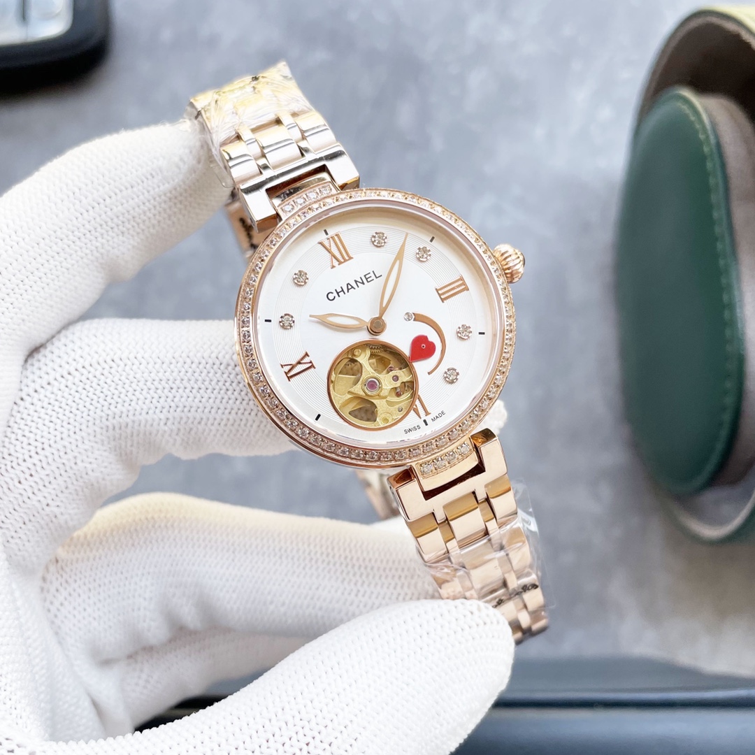 C style Women Watch Classic Sapphire Mirror-Luxeon