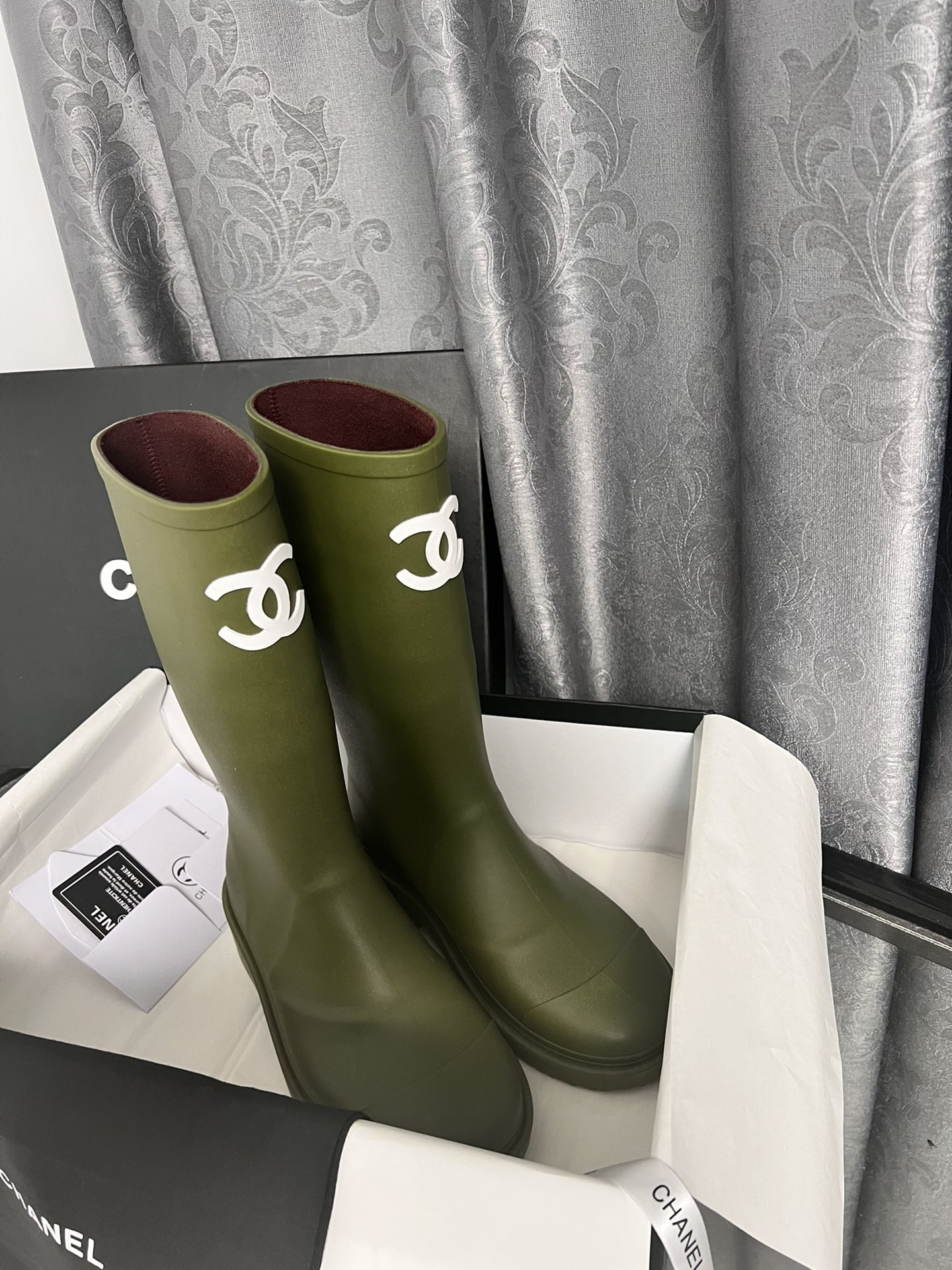 C style vintage rain boots-Luxeon