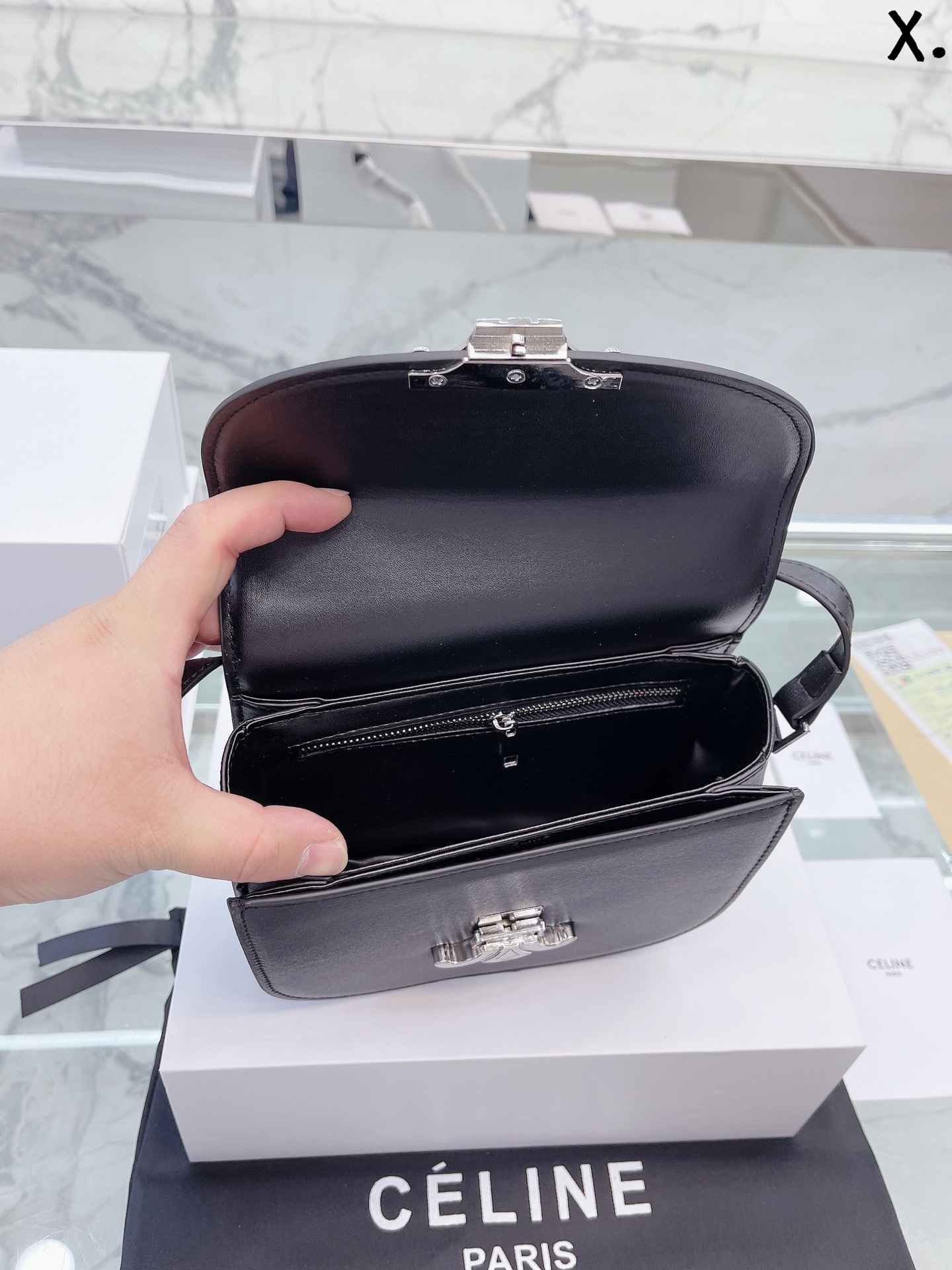 C style Teen Besace saddle bags-Luxeon