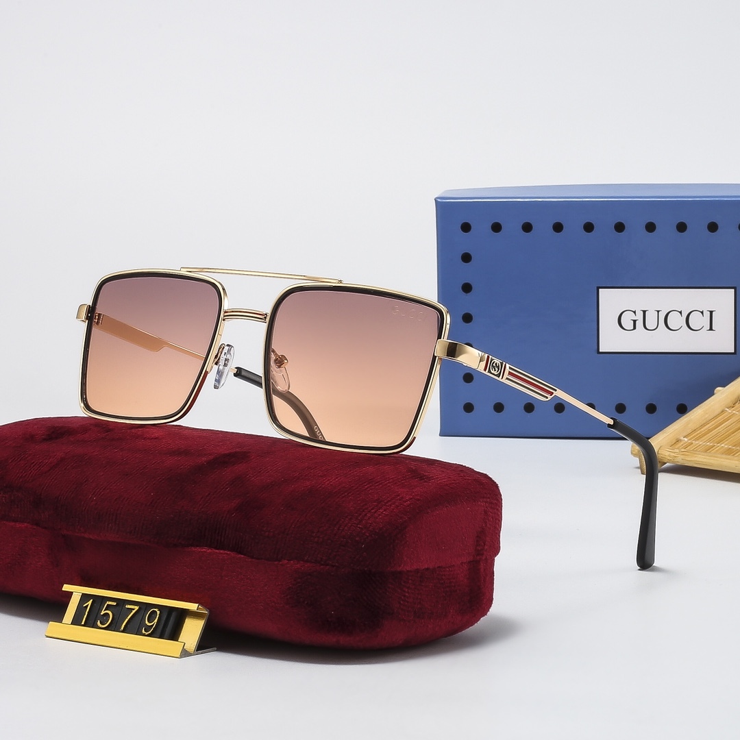 Guc Fashion women Retro New Sunglasses-Luxeon