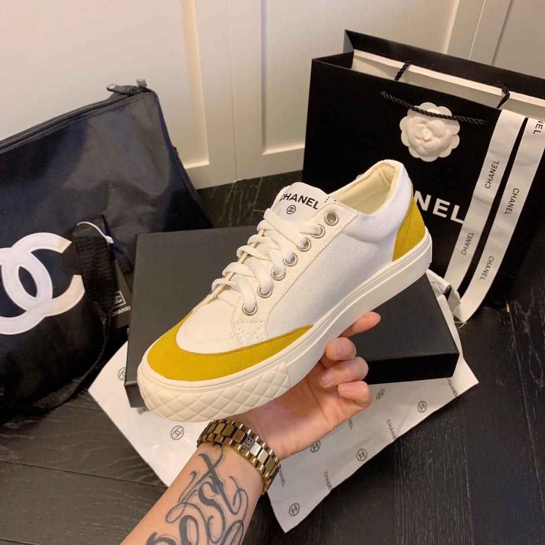 C style Vintage retro sneakers casual shoes-Luxeon