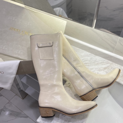 Jimmy Choo new autumn winter zipper knee & ankle boots-Luxeon