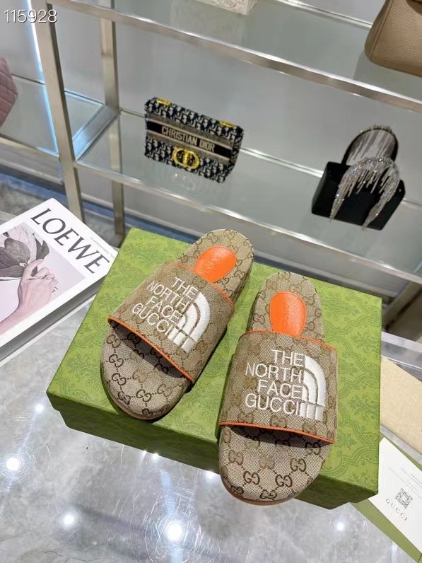 G style pop jacquard summer flat slippers-Luxeon