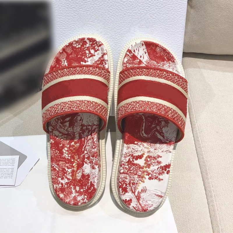 D style Women's Flat Open Toe Slippers-Luxeon