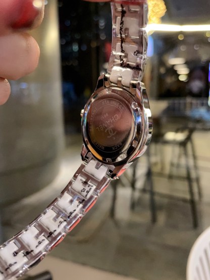 C style Delicate Women's Watch Ceramic Strap Exquisite Quality Sapphire Crystal Mirror-Luxeon